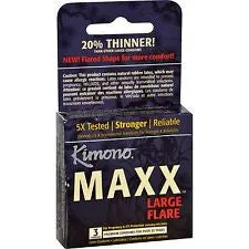 Kimono MAXX Large Flare Condom