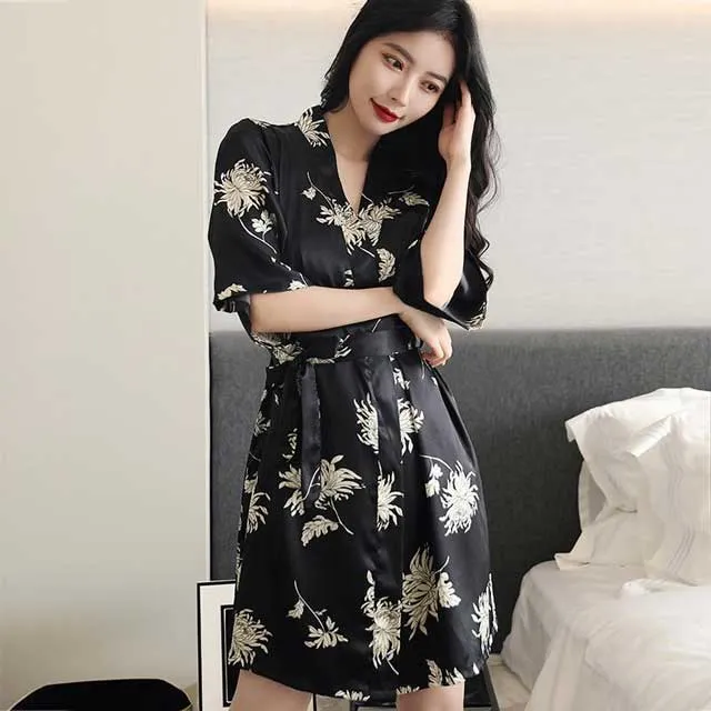 Kimono Style Dressing Gown