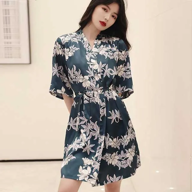 Kimono Style Dressing Gown
