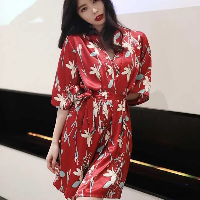 Kimono Style Dressing Gown