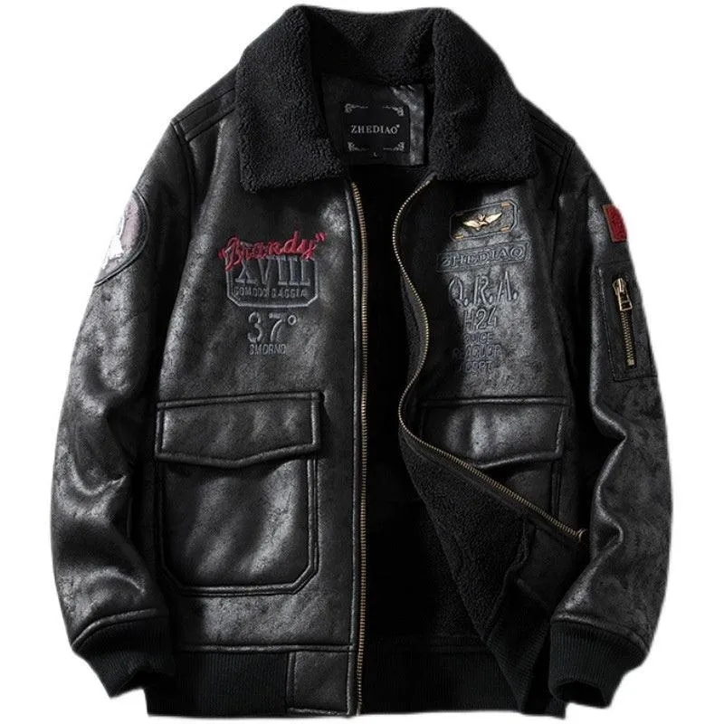 Lambswool Fleece-lined Suede Jacket