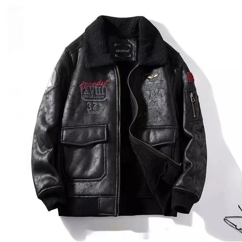 Lambswool Fleece-lined Suede Jacket