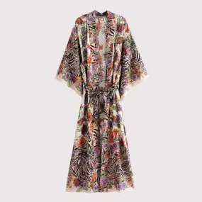Leopard Kimono Robe