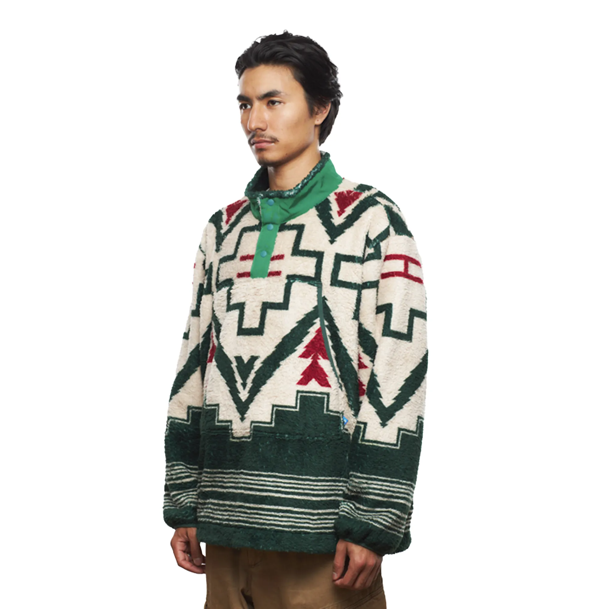 Liberaiders Traditional Pile Fleece Anorak Green