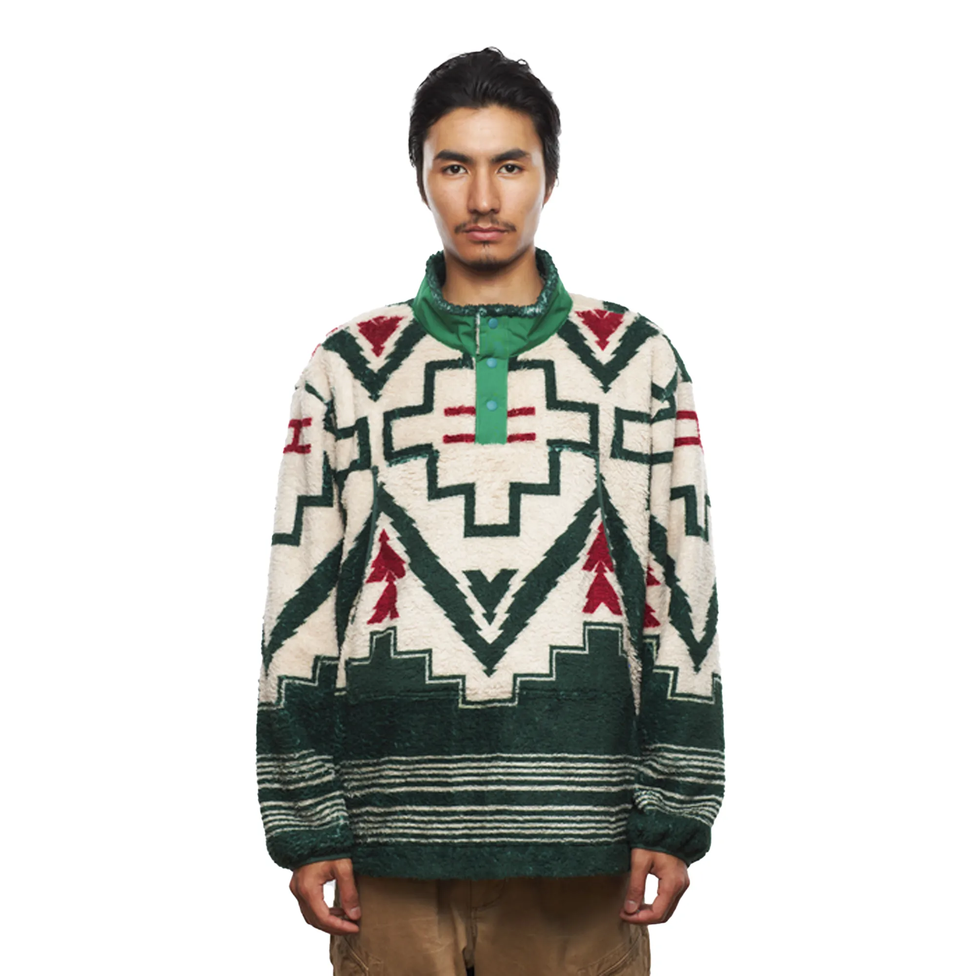 Liberaiders Traditional Pile Fleece Anorak Green