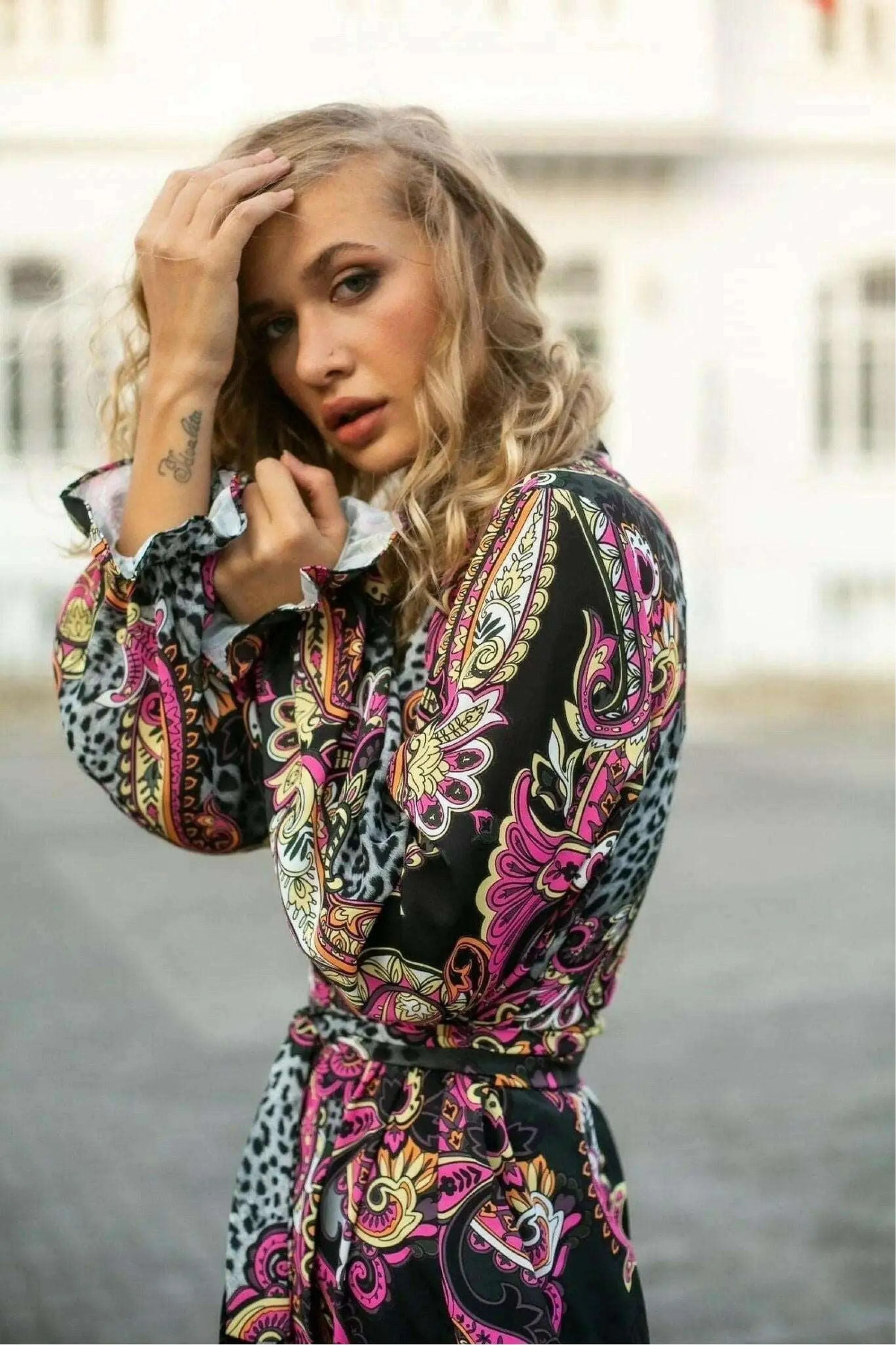 LiLiana Open Front Kimono