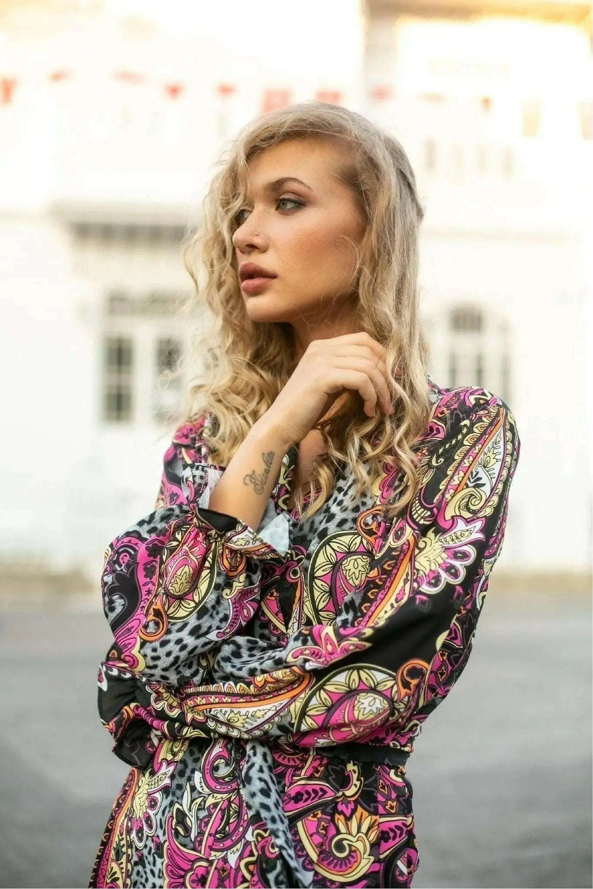 LiLiana Open Front Kimono