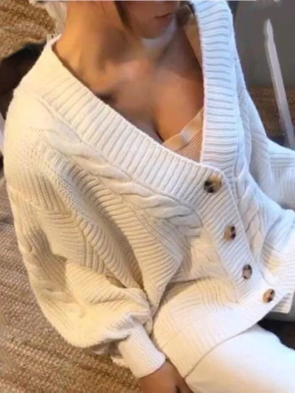 Lounge Knit Cardigan and Pencil Pants for Women