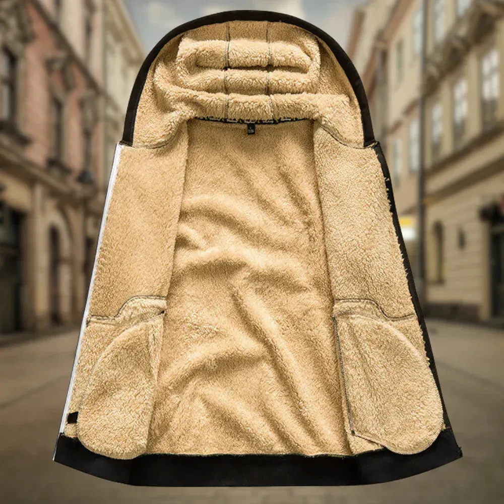 LUCAS™ | Luxury Men’s Fleece-Lined Hoodie