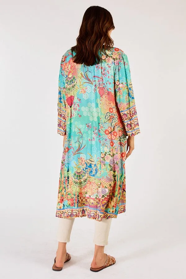 Lulalife Sybil Kimono Lagoon