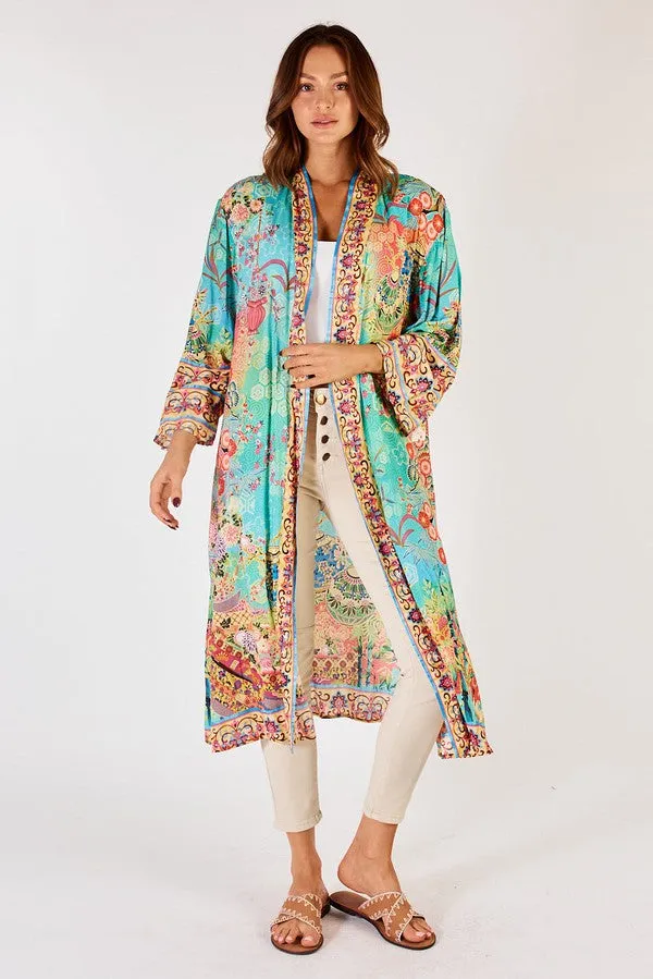 Lulalife Sybil Kimono Lagoon