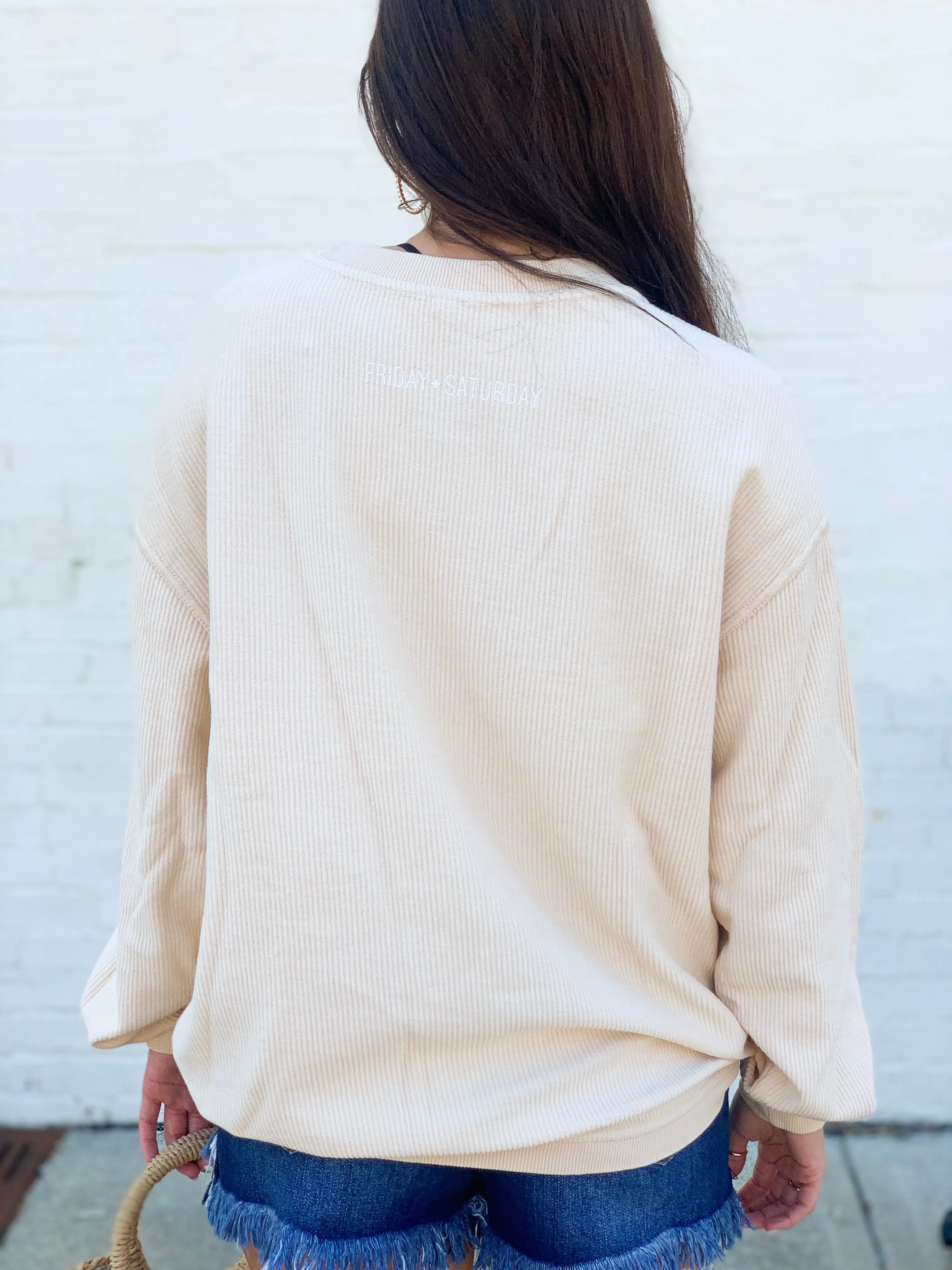 Mama Corded Sweatshirt