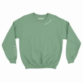 Mama Cursive Unisex Sweatshirt with Names