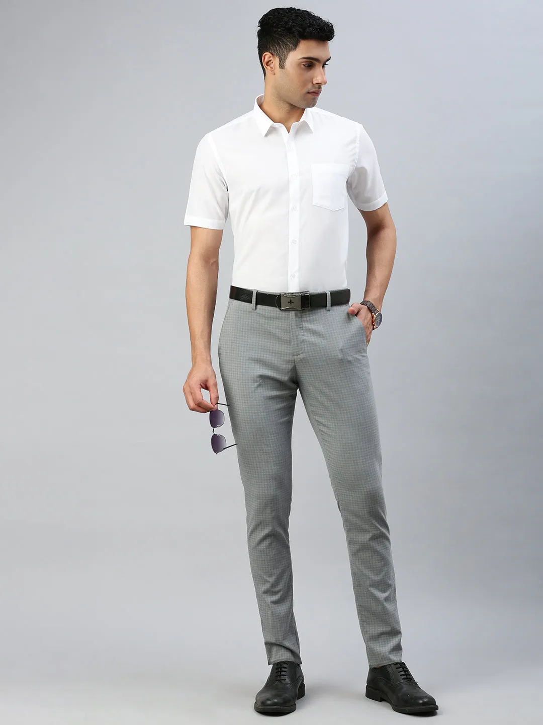 Men Cotton Rich White Shirt_Minister Plus Size