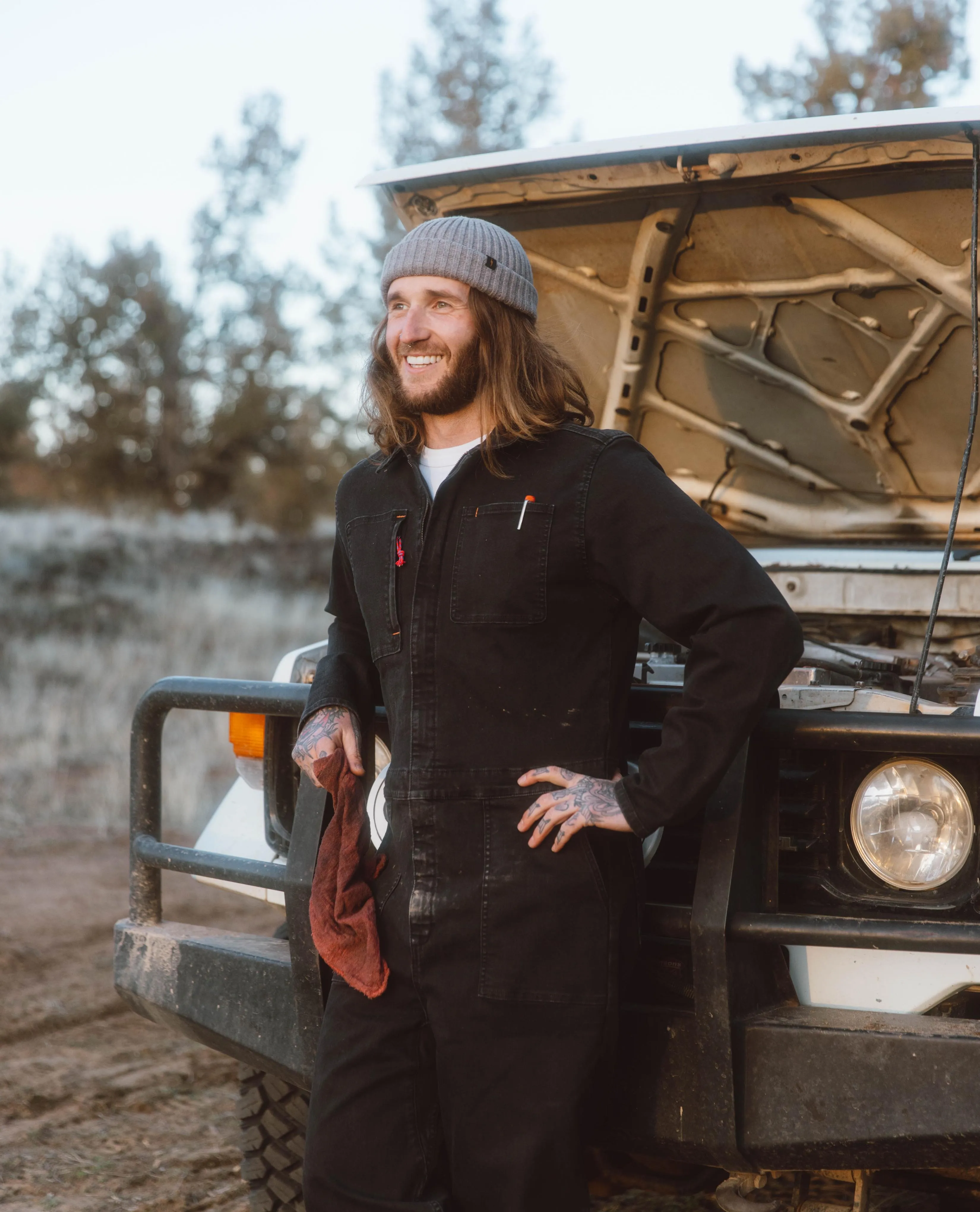 Men's Coverall - Mechanic Embroidery