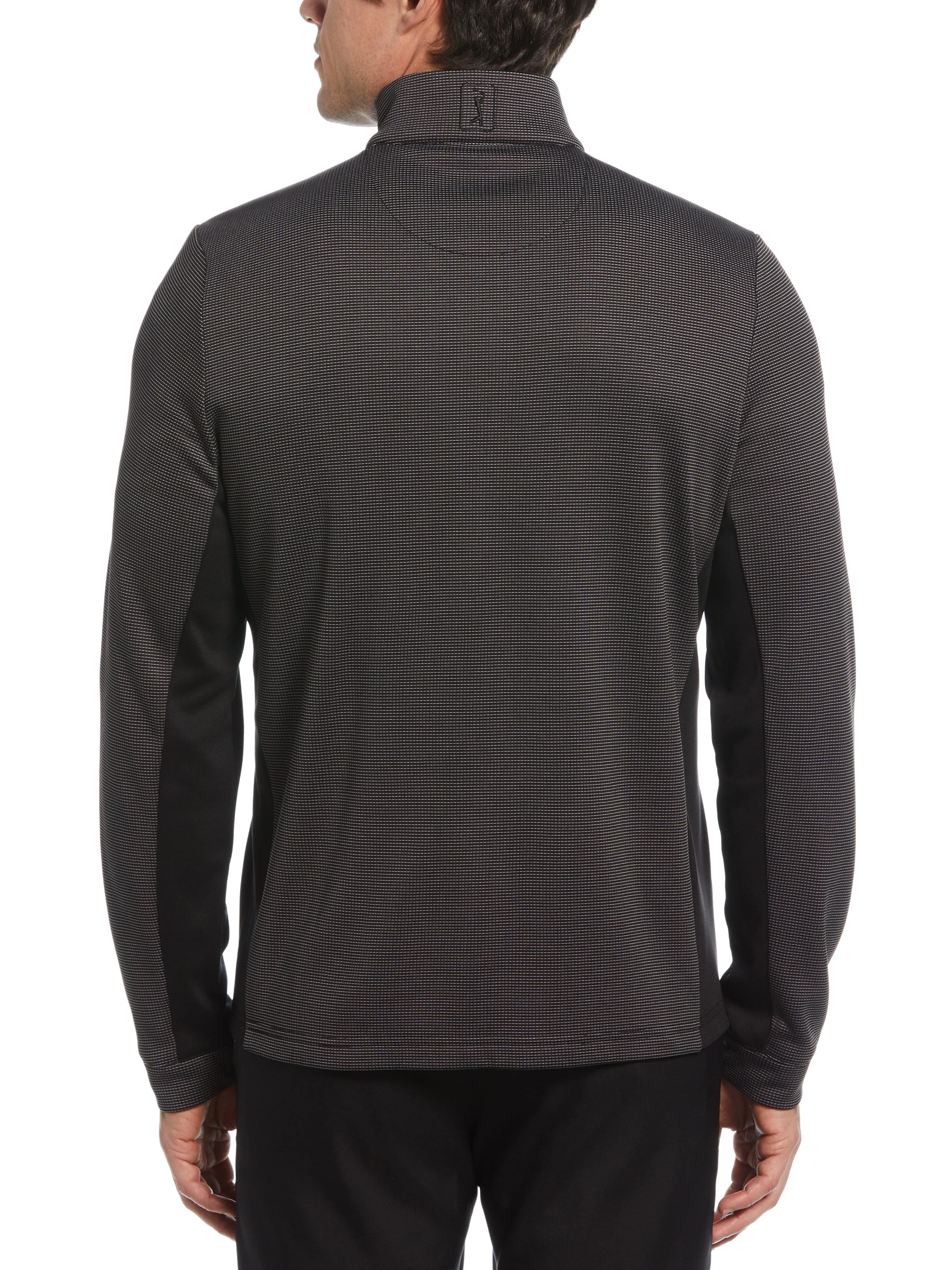 Men's Micro Jacquard Full Zip Golf Jacket