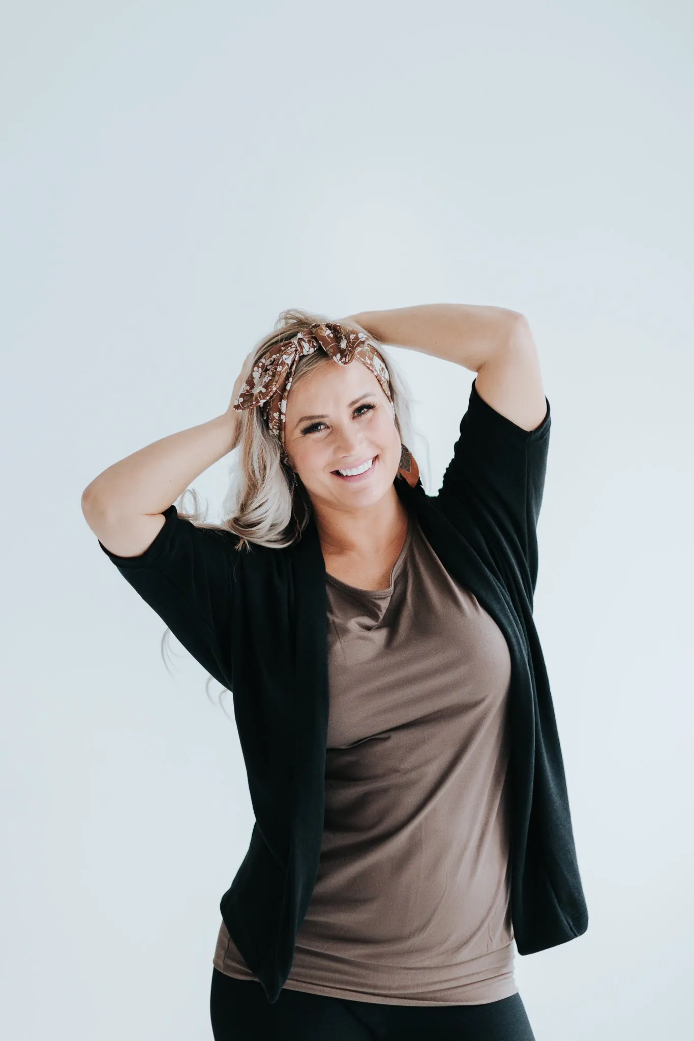 Merino-Tencel Kimono Black