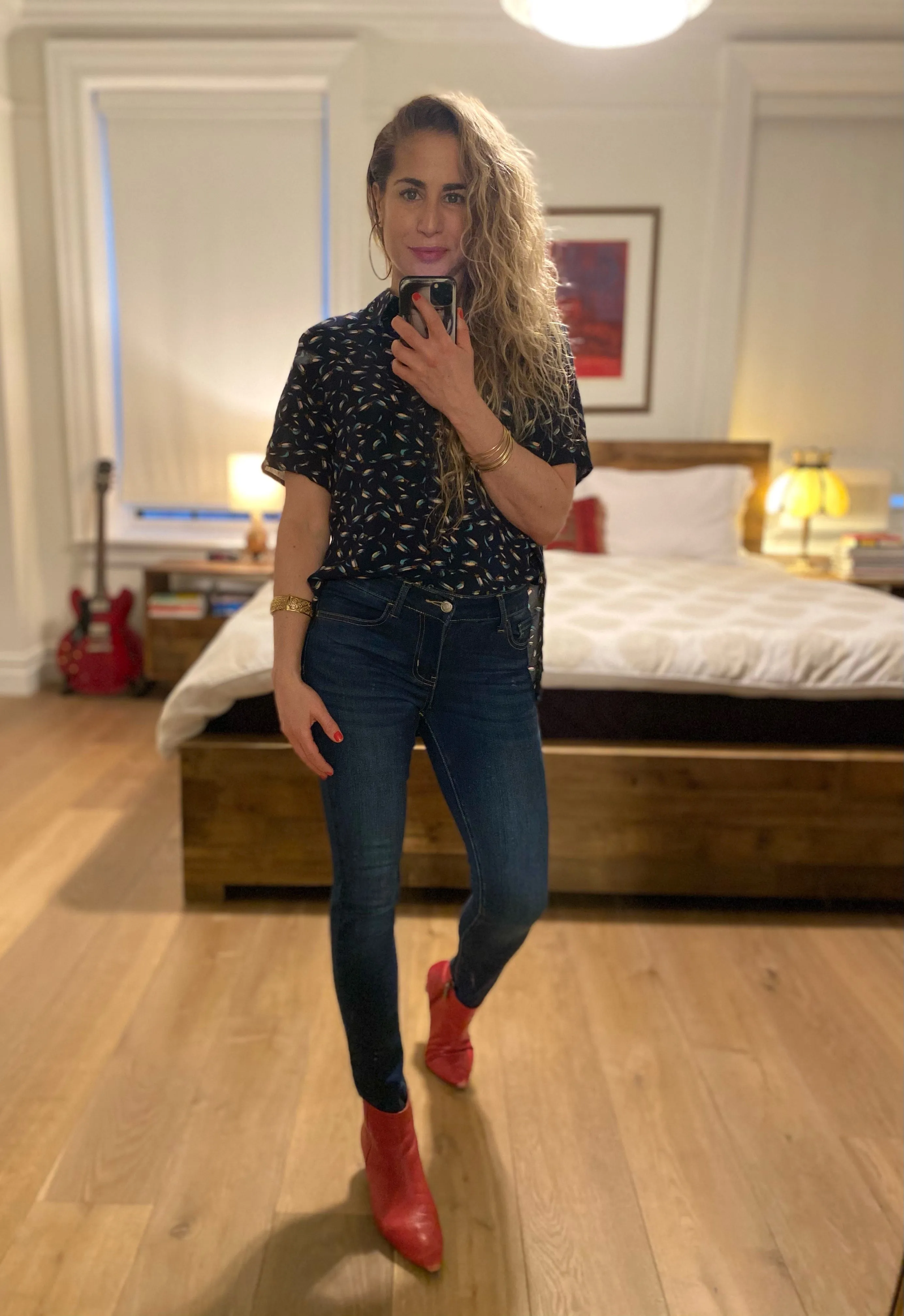MID RISE CROPPED SKINNY - BLUE BRIDGE