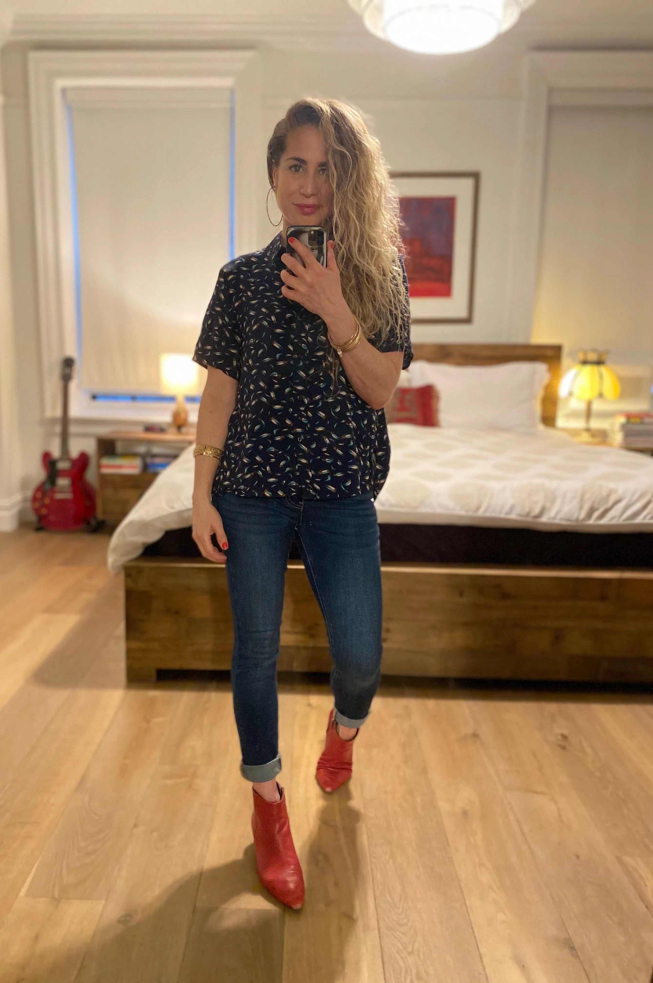 MID RISE CROPPED SKINNY - BLUE BRIDGE