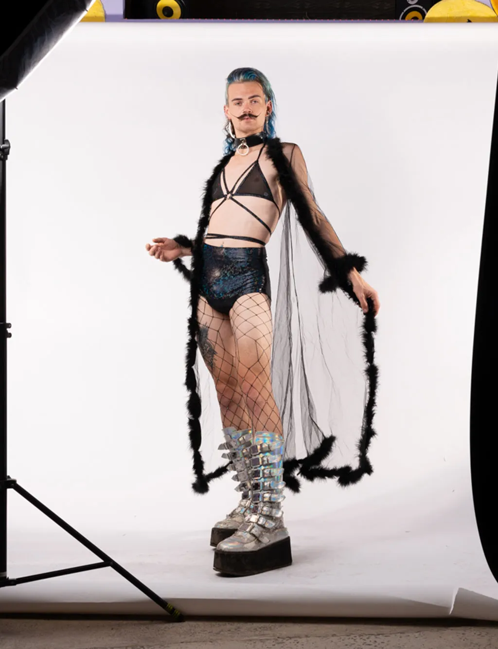 MIDNIGHT FAIRY KIMONO - BLACK