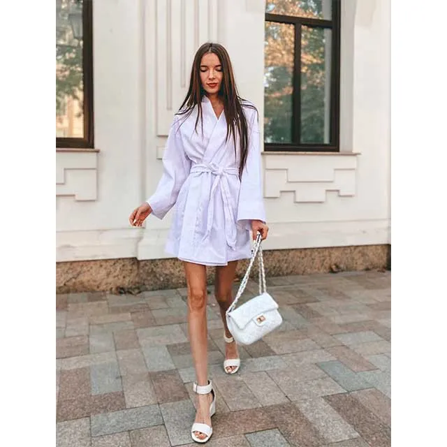 Mini Kimono Style Dress