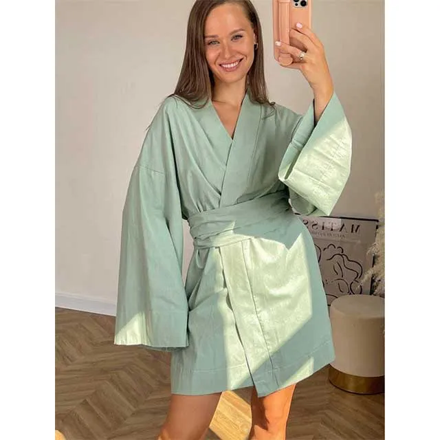 Mini Kimono Style Dress