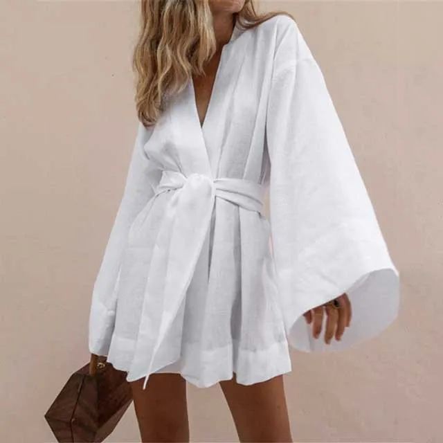 Mini Kimono Style Dress