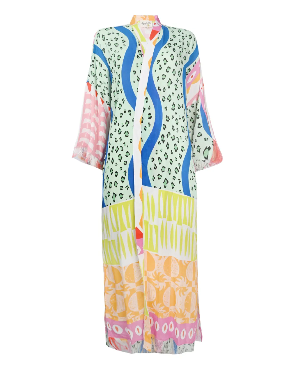 Multicolor Kimono Abaya