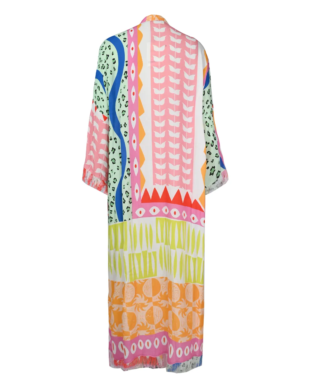 Multicolor Kimono Abaya