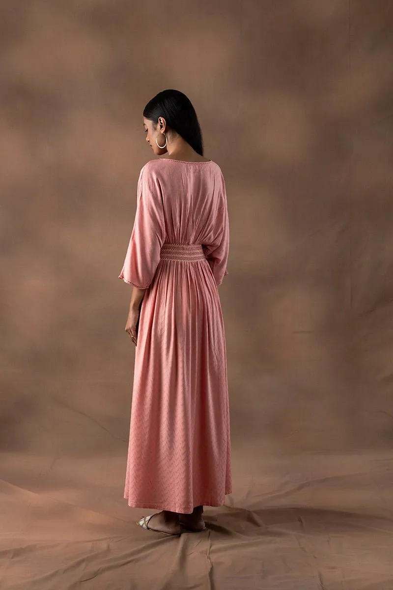 Munfarid Sugarganic Fabric Smocked Dress