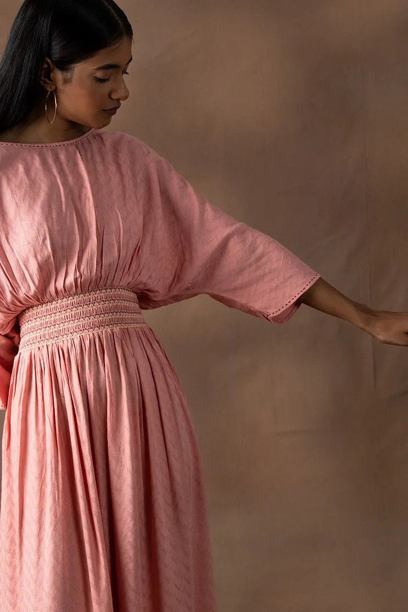 Munfarid Sugarganic Fabric Smocked Dress