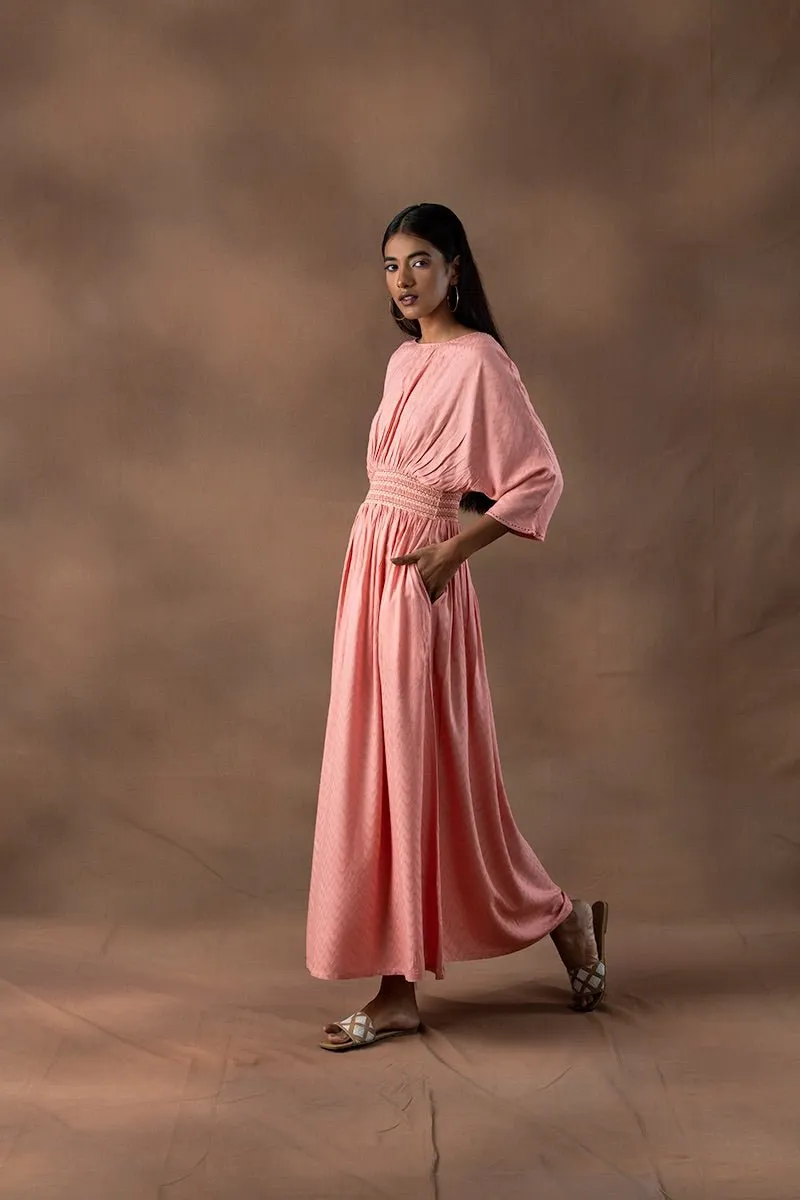 Munfarid Sugarganic Fabric Smocked Dress