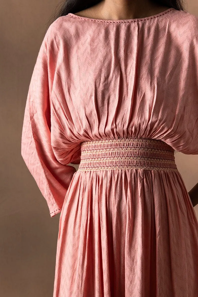 Munfarid Sugarganic Fabric Smocked Dress