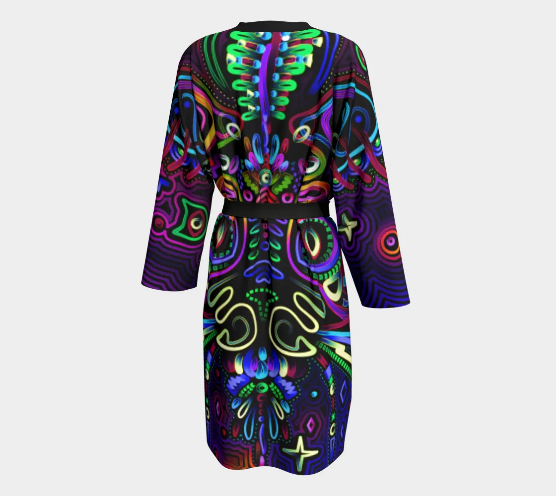 Mystic Cat Peignoir Kimono | TAS Visuals