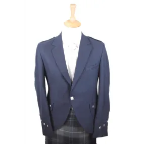 Navy Blue Argyle Jacket & Vest