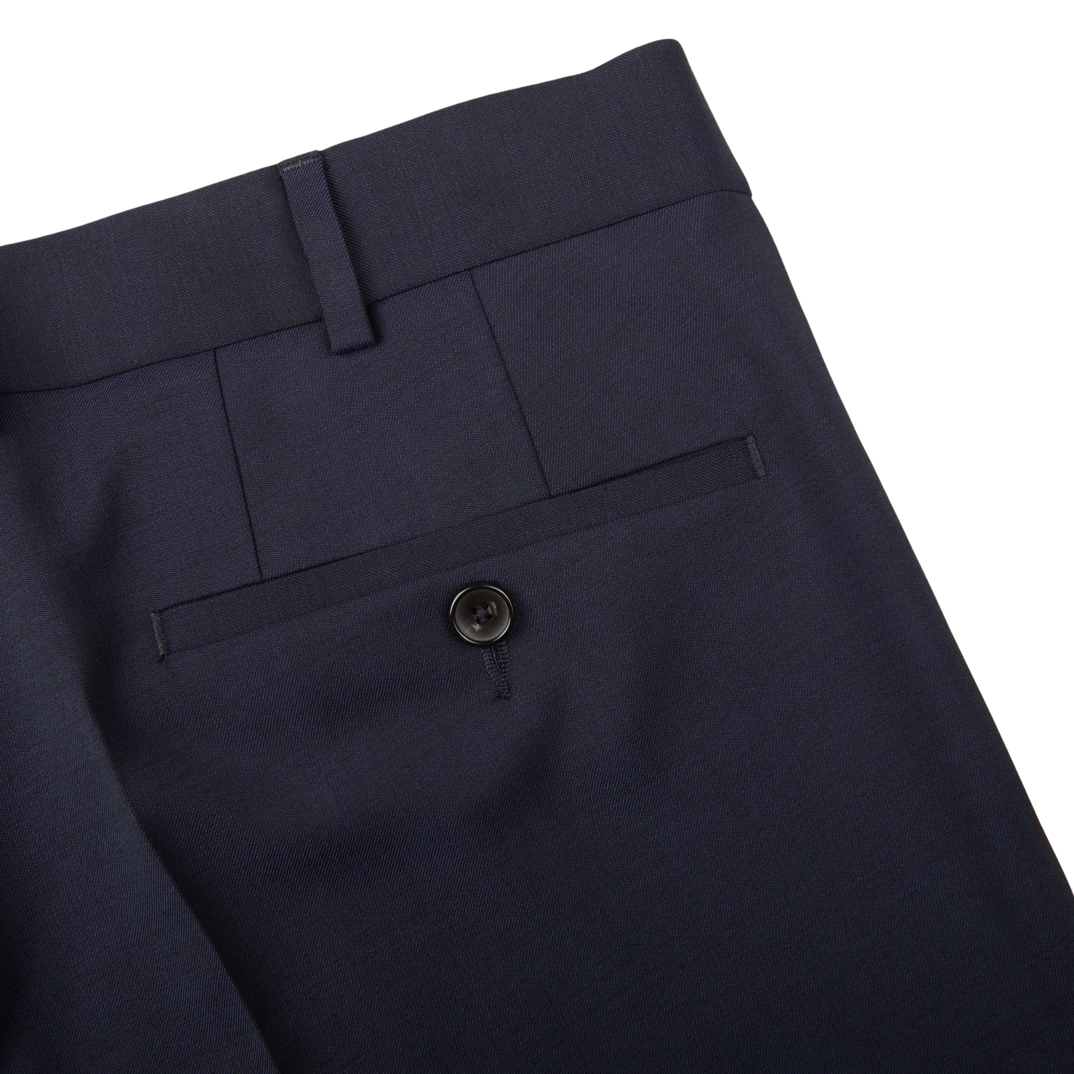 Navy Blue Spider Wool Suit