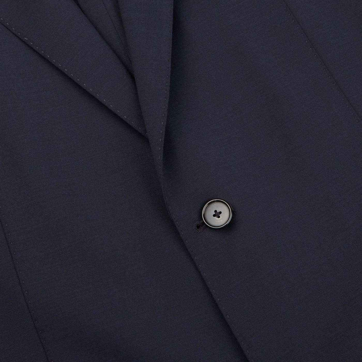 Navy Blue Spider Wool Suit