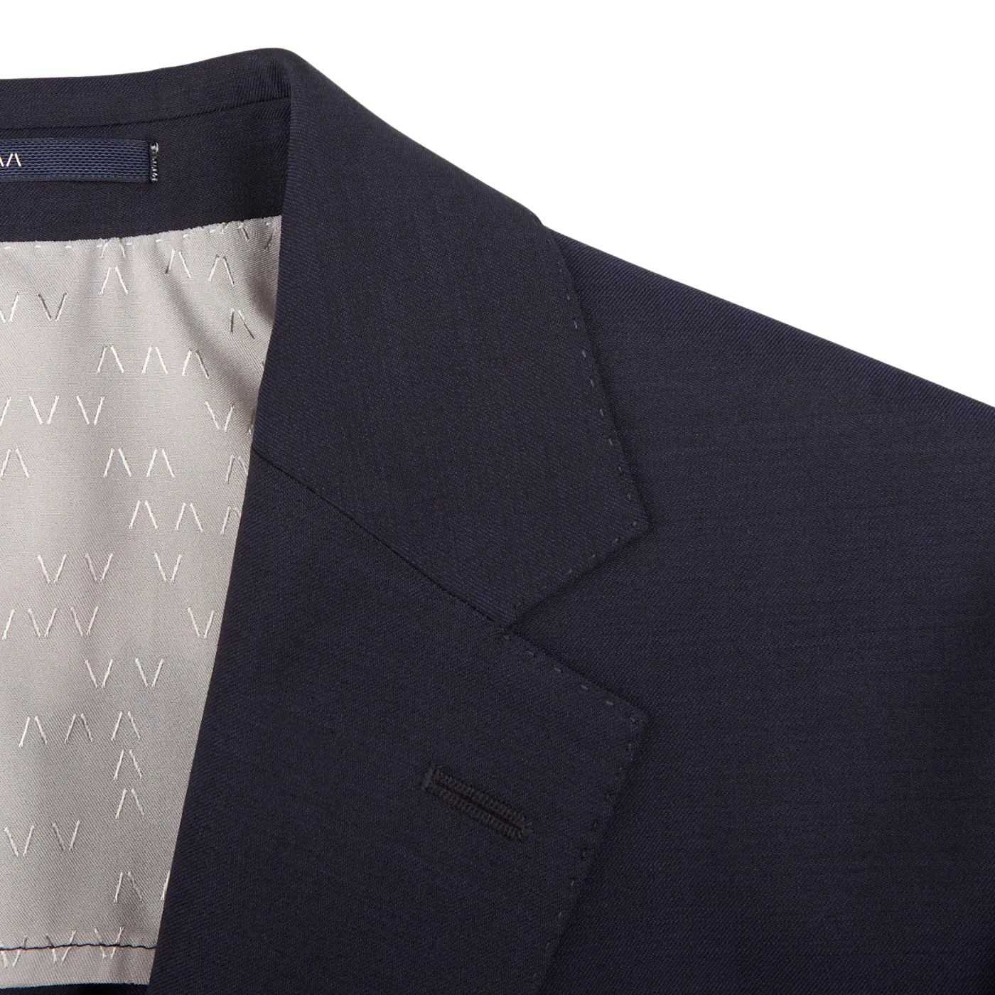 Navy Blue Spider Wool Suit