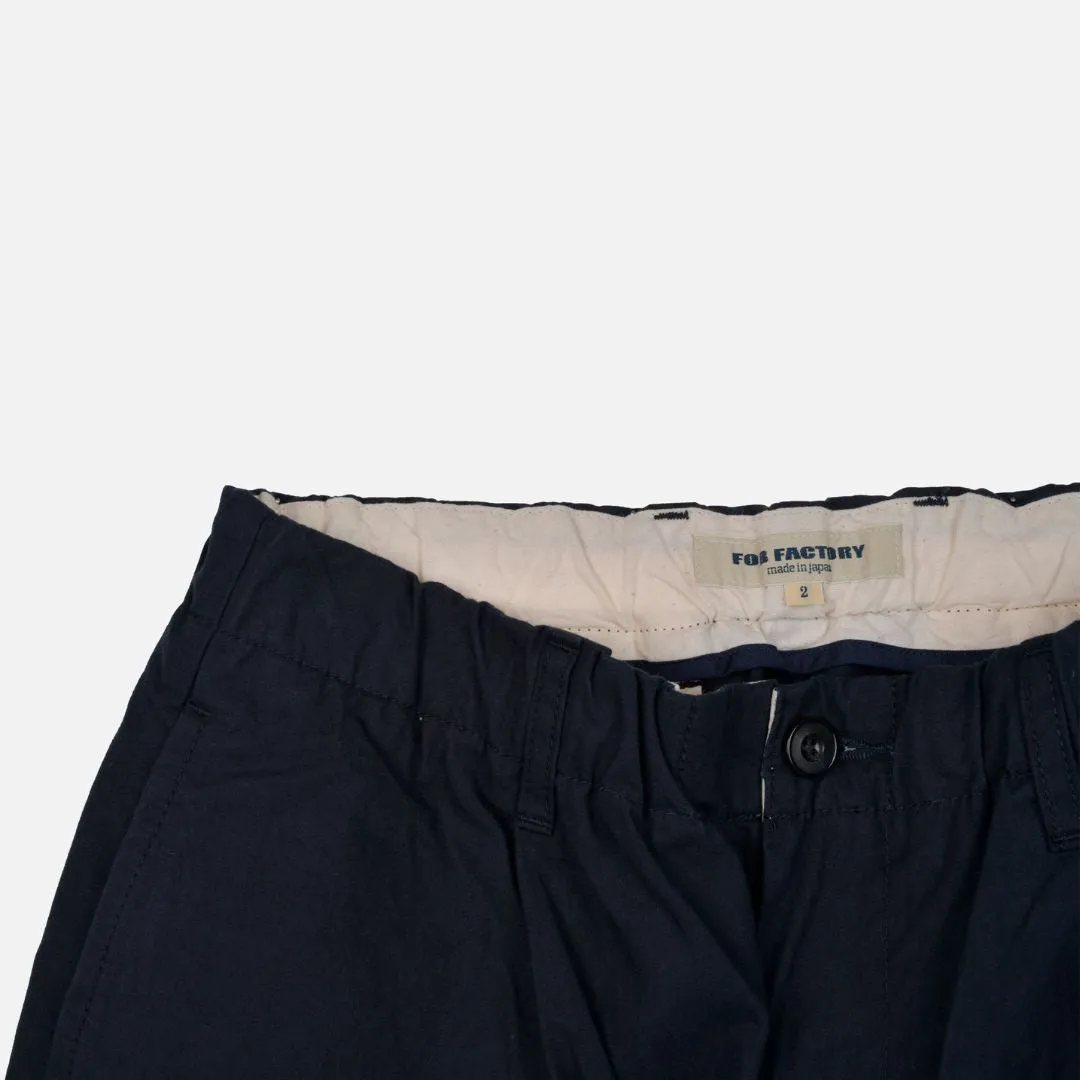 Navy Cotton Travel Chino Pants
