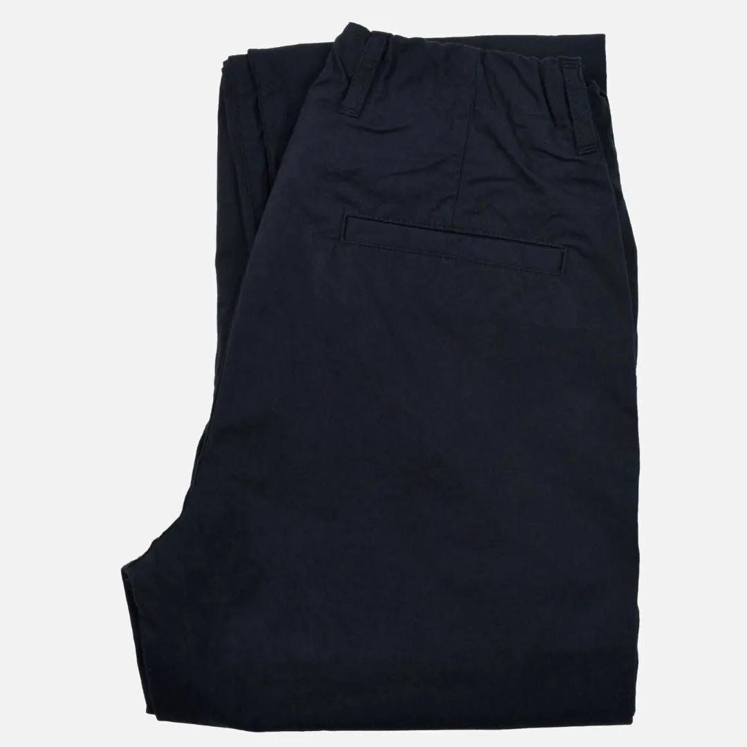 Navy Cotton Travel Chino Pants