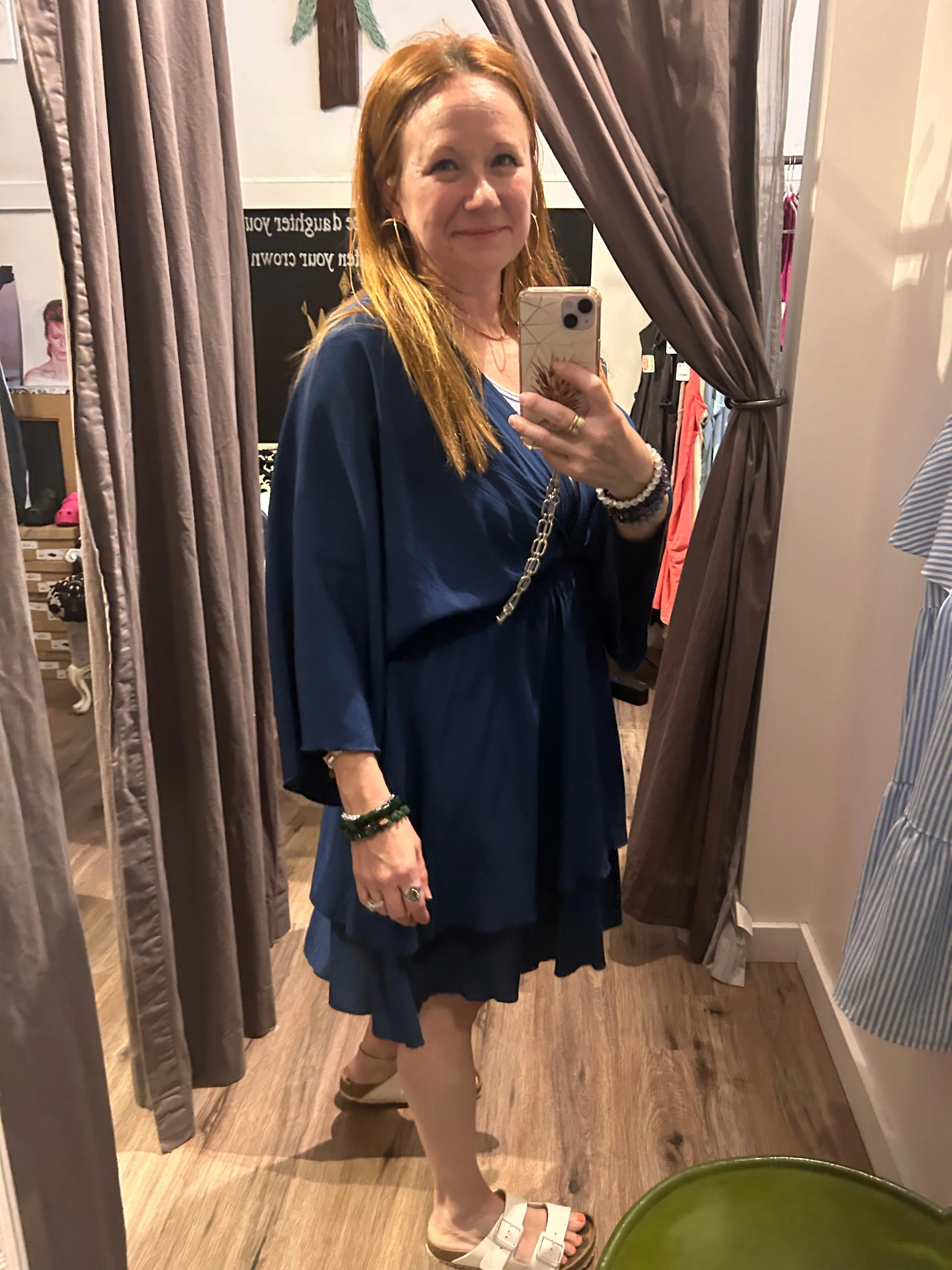 Navy Loose Fitting Dress