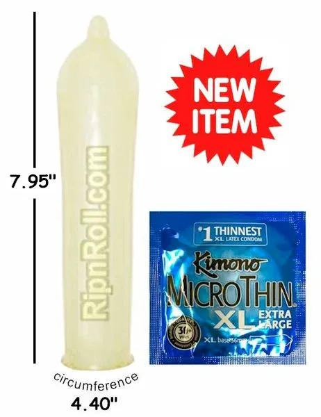 NEW - Kimono Micro Thin XL Condoms