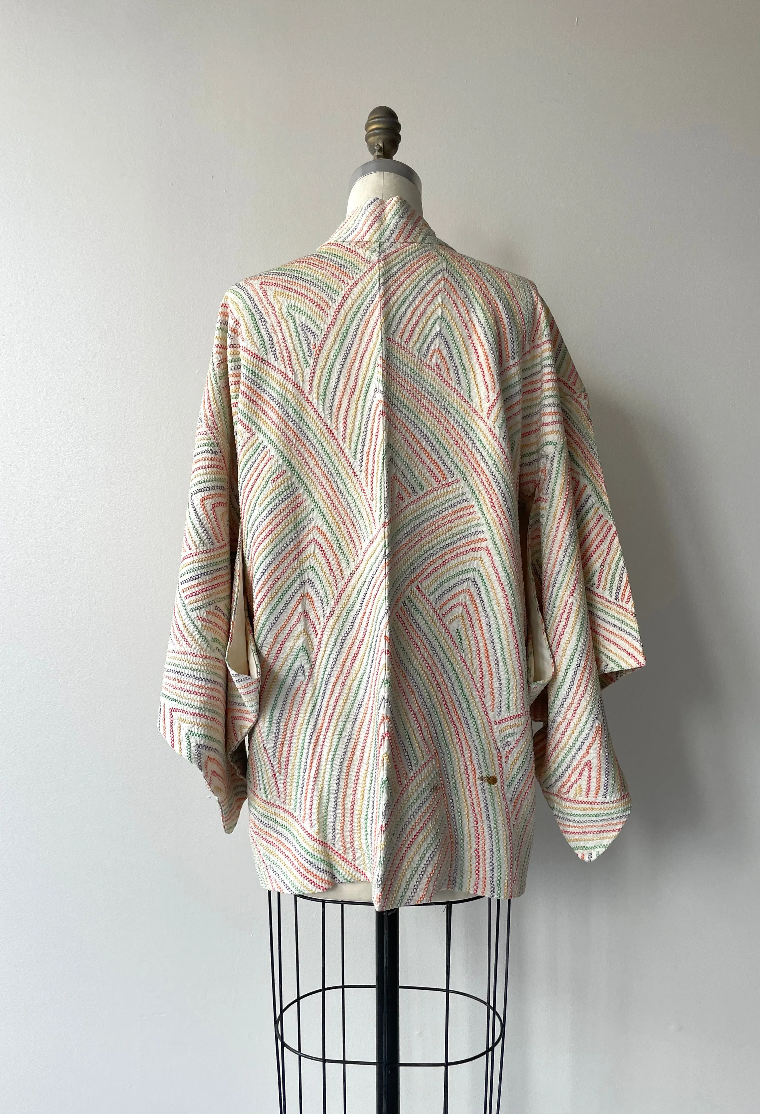 Niji Rainbow Silk Haori