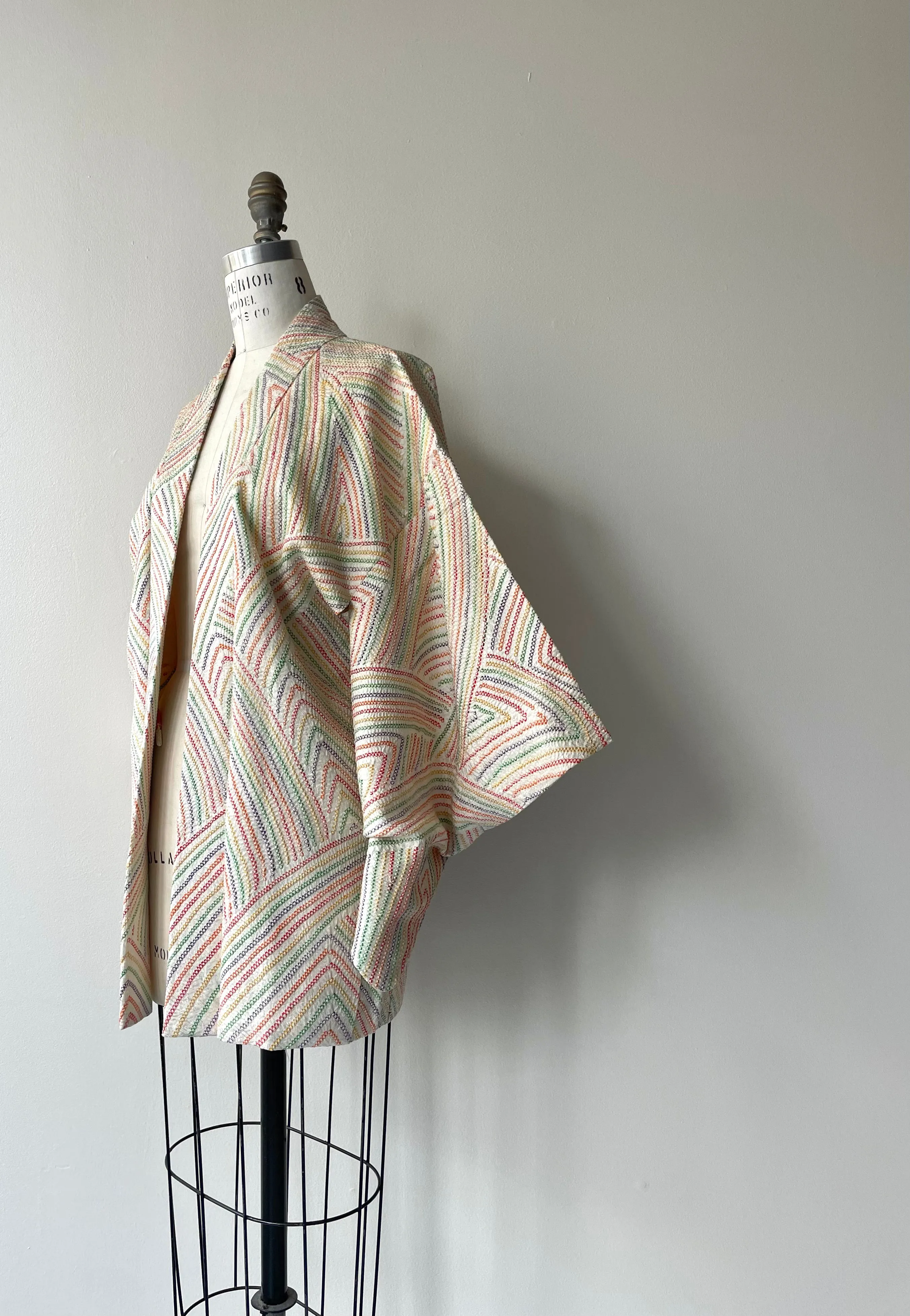 Niji Rainbow Silk Haori