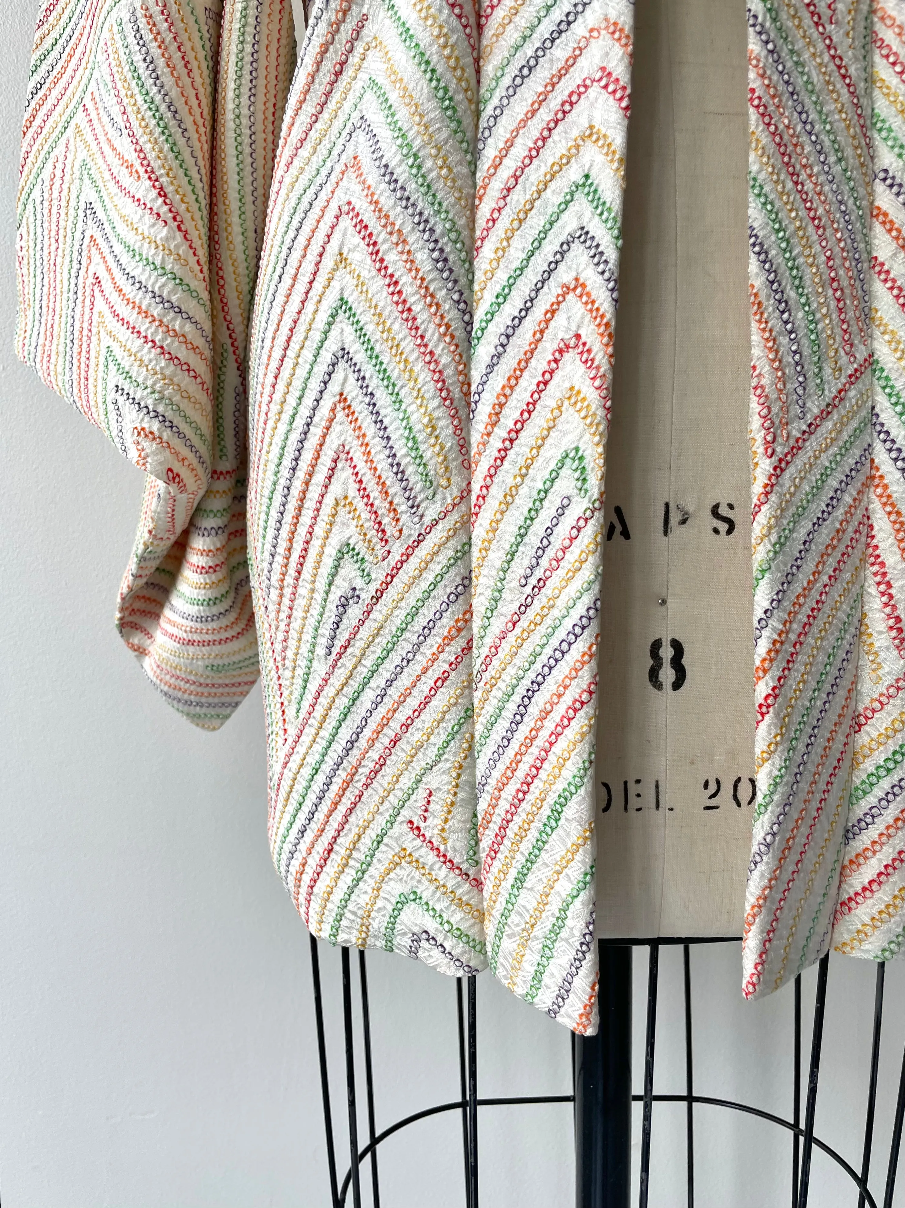 Niji Rainbow Silk Haori