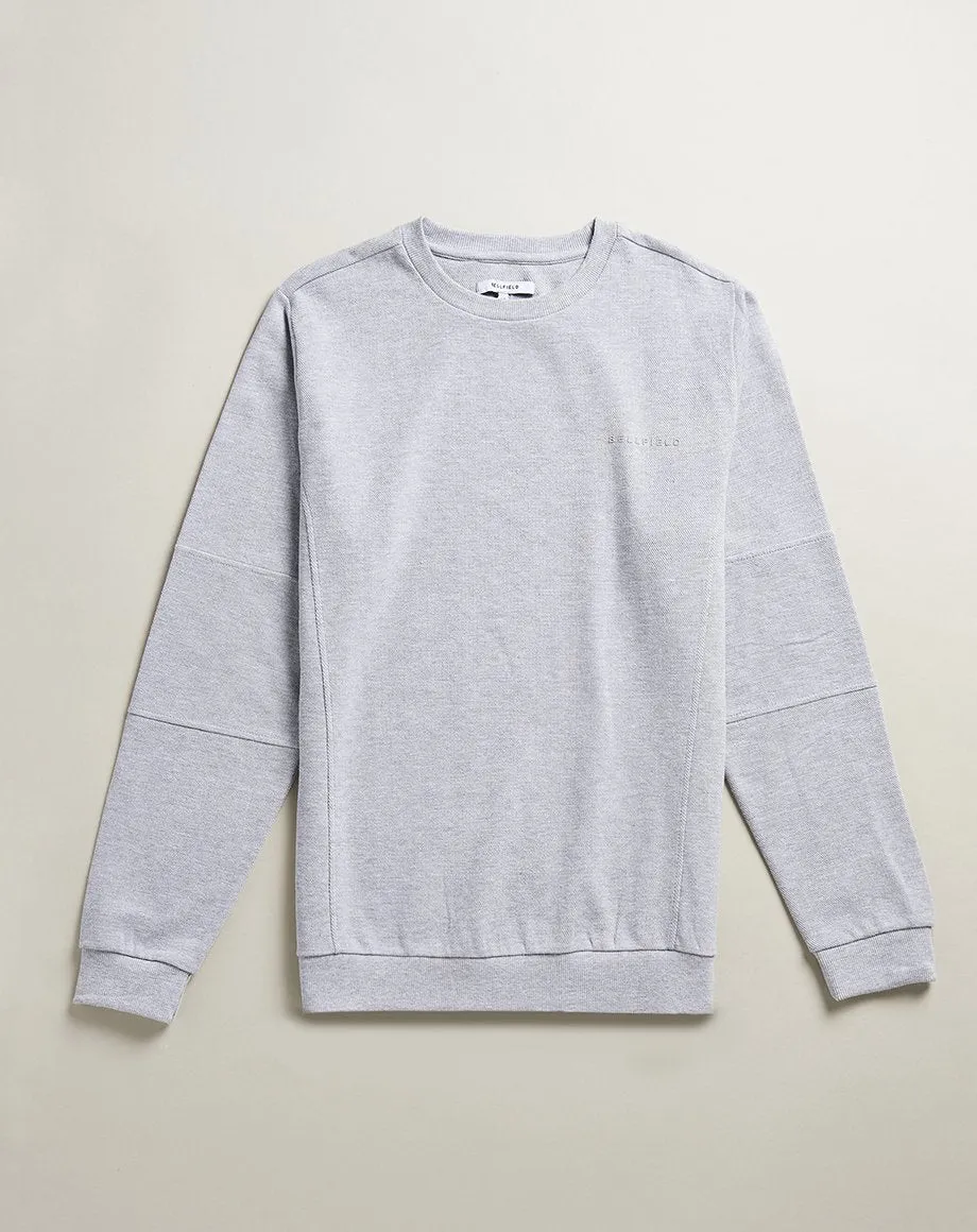 NOBA CREW NECK MENS SWEATSHIRT | GREY MARL