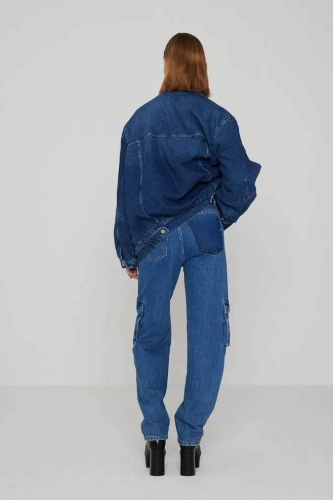 Olina Jeans Medium Blue