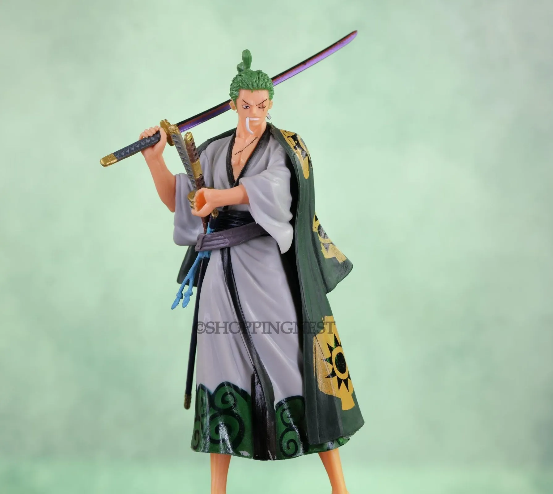 One Piece | Roronoa Zoro in Kimono Anime Action Figure | 18 Cms |
