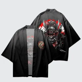 Oni Demon Print Kimono