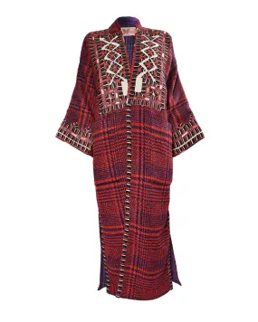 Orange Pasha Kimono Abaya